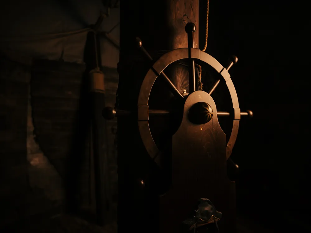 The Ghost Ship escape room props